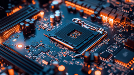 Poster - The motherboard pictured is called Brain Technology RAM Gaming. It uses a special chipset and can work with powerful 12th generation processors.
