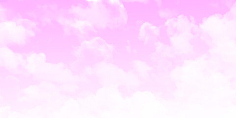 Wall Mural - background with clouds on pink sky. pink sky with clouds vectors