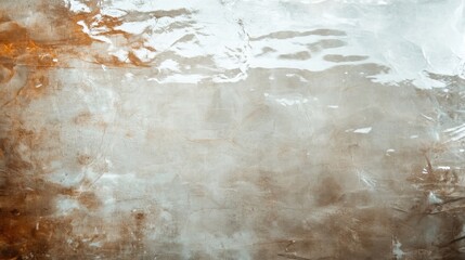 Poster - Abstract textured surface with variations in orange and white tones, creating a visually striking and artistic representation of texture and color interplay.
