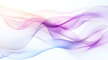 Poster - Colorful abstract waves in smooth motion