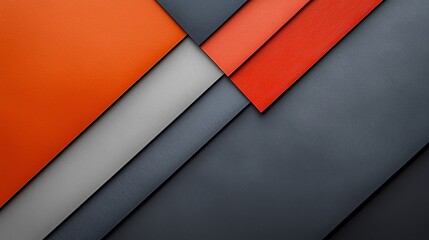 Poster - Abstract geometric paper background in colors