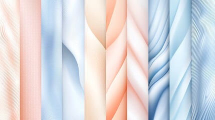 Poster - Colorful abstract textures in soft pastel hues