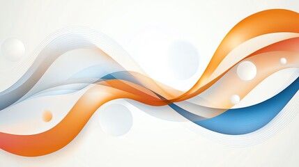 Poster - Colorful abstract wave design in motion