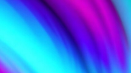 Aufkleber - fluid gradient waves in vibrant blue cyan color palette abstract smooth 4k video motion footage gradient transition
