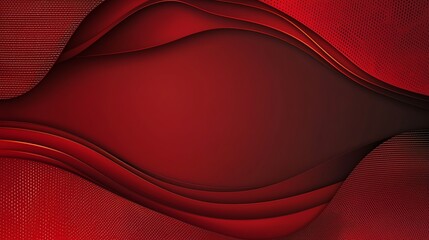 Poster - Dynamic red abstract wave background design
