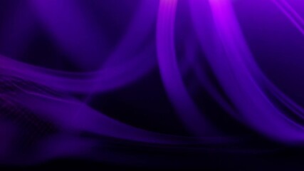Aufkleber - glowing abstract gradient purple shapes background smooth 4k video motion footage