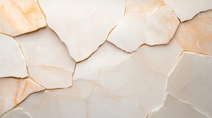 Poster - An image of a white stone surface, showcasing textured patterns and natural cracking, appearing as a minimalist work of art in soft ambient lighting setting.