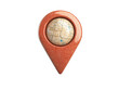 © Matej - a map pointer with a globe in the middle
