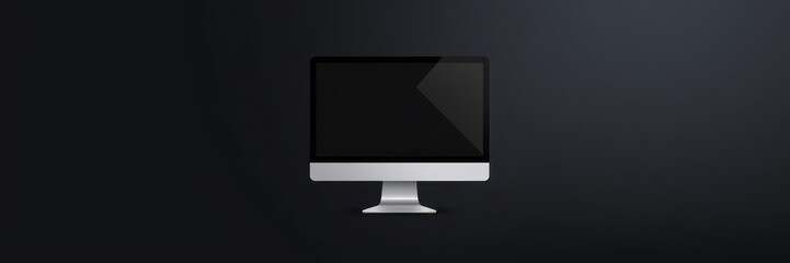 Wall Mural - modern computer screen vector illustration on white background, isolated, screen, modern