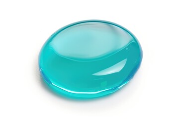 Poster - A close-up shot of a glass object on a white surface