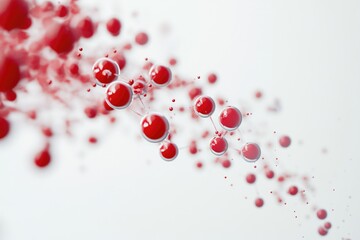 Poster - Colorful balls suspended in mid-air, ideal for textile or crafting illustrations