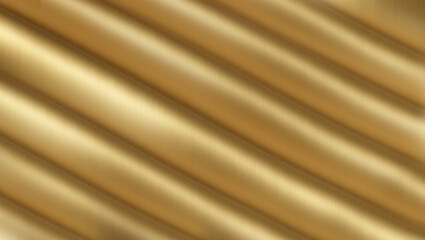 Wall Mural - Golden background with diagonal stripes for design. Golden gradient. Golden silk
