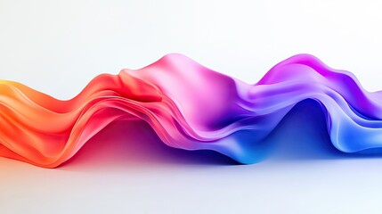Poster - Colorful Abstract Wave Pattern Design