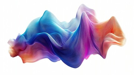 Poster - Colorful Abstract Wave Form Design