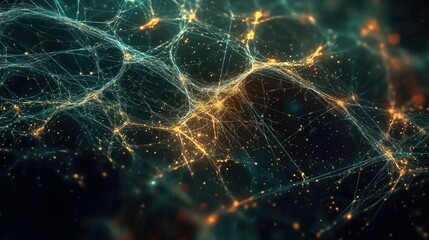 Poster - Abstract Network of Light and Data Connections