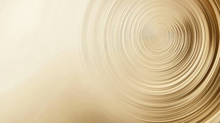 Poster - Abstract Swirl Pattern in Soft Gold Tones