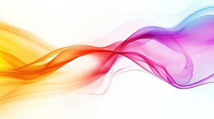 Poster - Vibrant Abstract Light Wave Design for Background Use