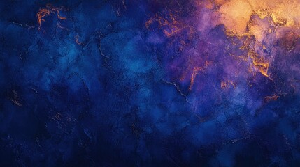 Poster - Abstract Blue and Orange Textured Background Design