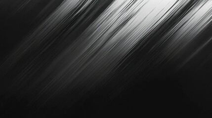 Poster - Abstract Black and White Striped Background Visual