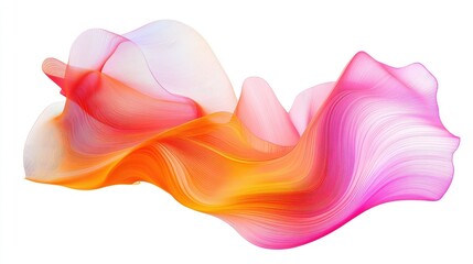 Poster - Colorful Wave Dynamics in Abstract Design