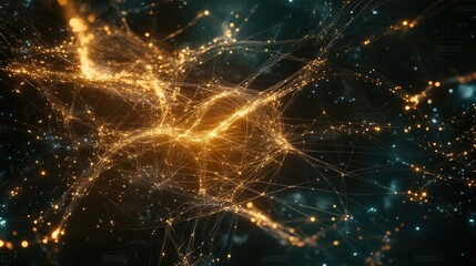 Poster - Abstract Connections in Glowing Networks of Light