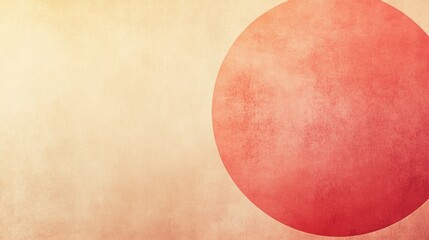 Poster - Minimalist Red and Peach Blending Background Design