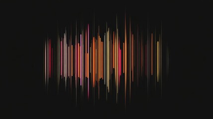 Poster - Minimalist Sound Wave Equalizer Art Design