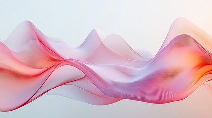 Poster - Flowing Colorful Wave Abstract Design