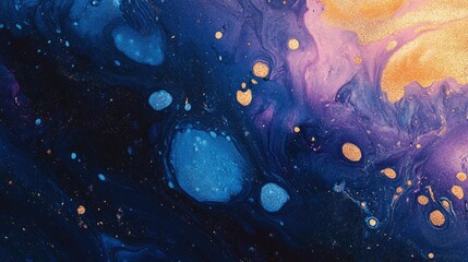 Poster - Abstract Blue and Purple Gradient Design
