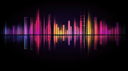 Poster - Modern Sound Wave Vector Illustration for Creative Projects