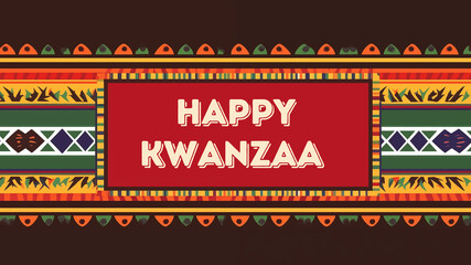 Wall Mural - kwanzaa themed background or banner