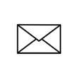 © Topline - Mailbox icon black and white vector outline sign