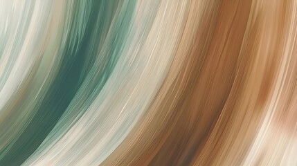 Poster - An abstract swirl of colors, featuring soft greens, warm browns, and creamy tones, creating a fluid and serene visual experience that evokes harmony and tranquility.
