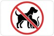 © Stefano - A no pets allowed sign with a black silhouette of a dog and a cat