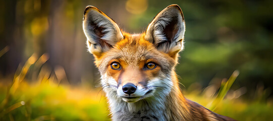 portrait of a fox