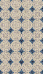 Wall Mural - seamless beautiful wallpaper cards all over design floral leaf vintage ornament Victorian ethnic geometric print paisley pattern