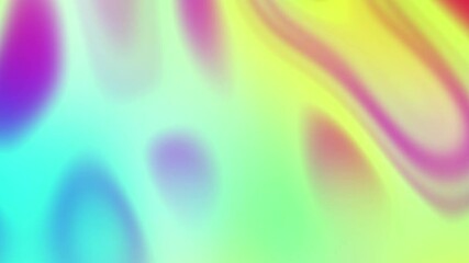 Wall Mural - Vibrant gradient flow with pastel tones creating a soft. Smooth pastel waves in gradient motion. Colorful flowing gradients with a soft blur effect. Soft focus pastel gradient waves move seamlessly.