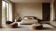 © Tuachan - Modern Minimalist Bedroom with Sleek Furniture
