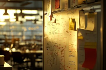 Poster - Strategy Planning Board in Modern Office Setting