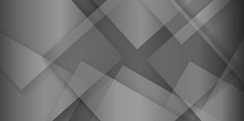 Poster - Abstract modern black, gray pattern geometric luxury gradient line background random square shape design. 3d shadow effects, modern design template background. layered geometric triangle shapes.