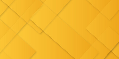 Poster - Abstract modern orange, yellow pattern geometric luxury gradient line background random square shape design. 3d shadow effects, modern design template background. layered geometric triangle shapes.
