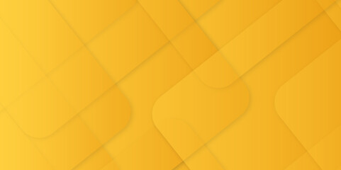 Poster - Abstract modern orange, yellow pattern geometric luxury gradient line background random square shape design. 3d shadow effects, modern design template background. layered geometric triangle shapes.