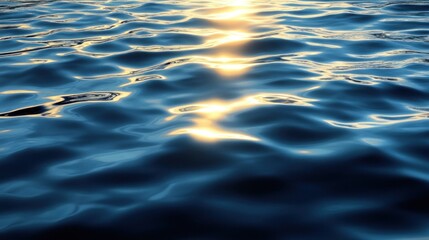 Sticker - Sun Glimmering on Rippling Water