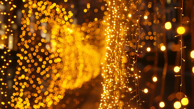 happy new year 2025 is displayed with shimmering golden lights and capturing the joy of the festive season