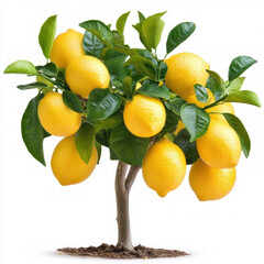 Canvas Print - Lemon Tree Isolated