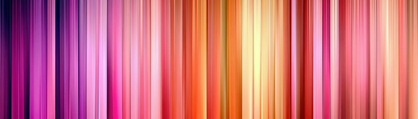 Poster - Vibrant Vertical Stripes Abstract Art with Varying Shades of Purple, Pink, Gold, and Orange for Modern Design and Creative Projects