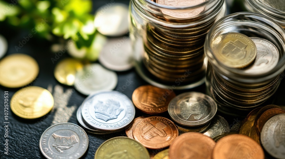 Form of money often used in daily purchases and budgeting. Stock ...