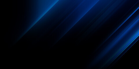 Poster - bright navy blue dynamic abstract background with lines. trendy classic color of 2025. cover of busi