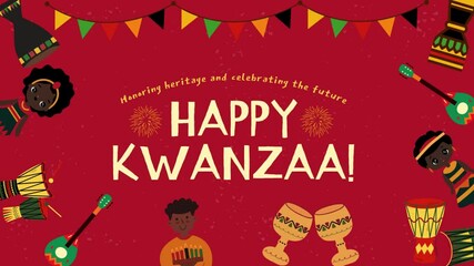 Wall Mural - kwanzaa themed video