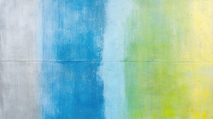 Poster - Vibrant Interplay of Indigo Blue and Neon Green Creating a Mesmerizing Abstract Texture